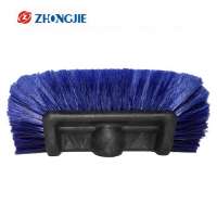 Flow Thru Dip Car Wash Brush Head With Soft Bristle for Auto RV Truck Boat Camper Exterior 10 inch Car Washing Cleaning