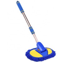 Long handle Chenille retractable rotating car wash brush mop