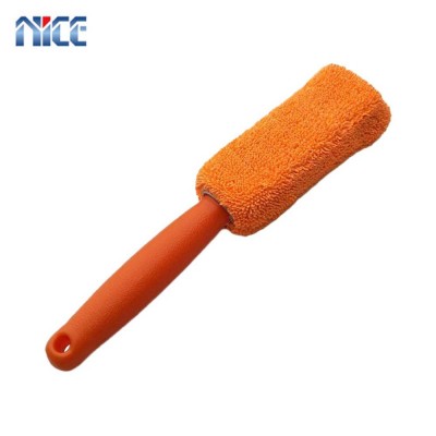 Auto Motorcycle Bike Cleaning Tool Auto Alloy Rim Dust Microfiber Car Wash Brush