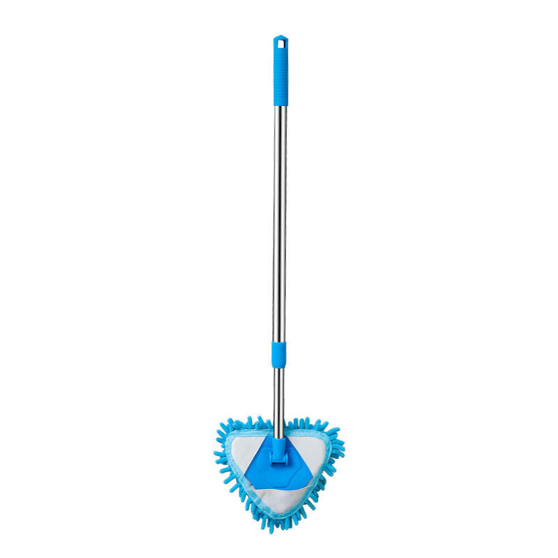 180 Degree Rotatable Adjustable Triangle Cheap Floor Car Wash Brushes Flexible Chenille Duster Mops Cleaning Microfiber